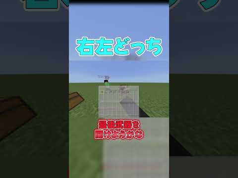 右左どっち？で手に入れた武器のみでエンドラ討伐！#マイクラ #マインクラフト #ゆっくり実況