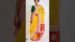 Magical pure chiffon banarsi sarees #ytshorts #magical #trending