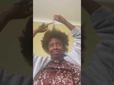 Styling my Afro #afrohairstyles #afrohair #naturalhairjourney