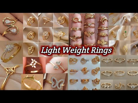 1 Gram Gold Rings For Women | Latest Light 22k Gold Ring Designs | Daily Wear Gold Ring | GR Fashion