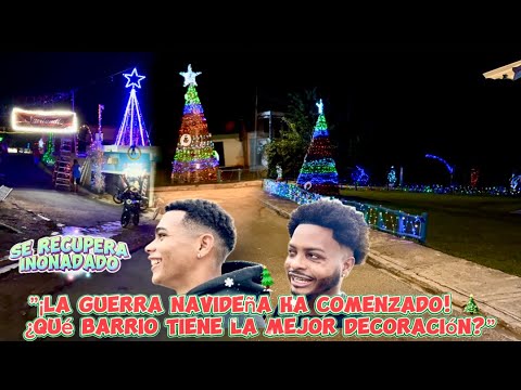 ”¡La guerra navideña ha comenzado! 🎄 ¿Qué barrio tiene la mejor decoración?” Se recupera Inonadado