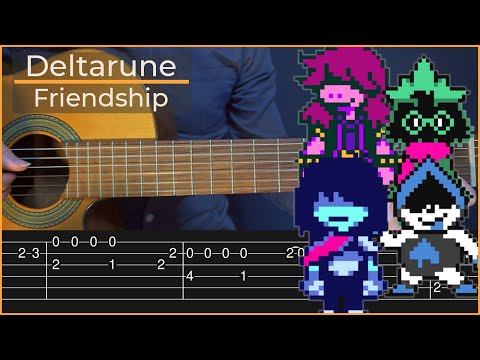 Friendship - Deltarune (Simple Guitar Tab)