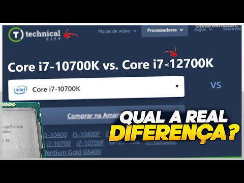 Qual o Melhor I7 que a Intel Lançou? I7 10700K VS I7 12700K - analise Completa