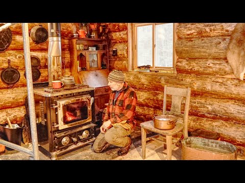 Charring and drying rough cut lumber, moving material around the cabin, Wood stove efficiency