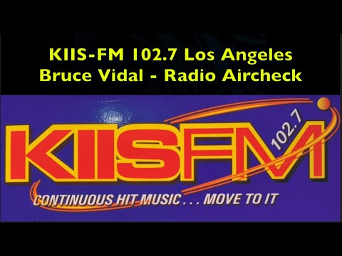 KIIS FM 102.7 Los Angeles - Bruce Vidal - August 12 1988 - Radio Aircheck