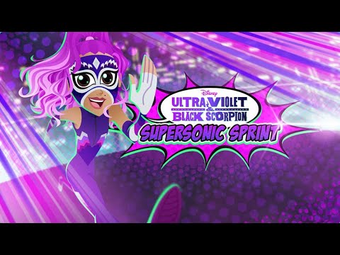 Superhero Fun! Join Ultra Violet and Black Scorpion In Supersonic Sprint From Disney Junior