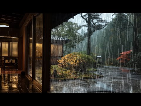 🌧️ Heavy Rain comes outside. You just lie in bed and listen to the sound of rain