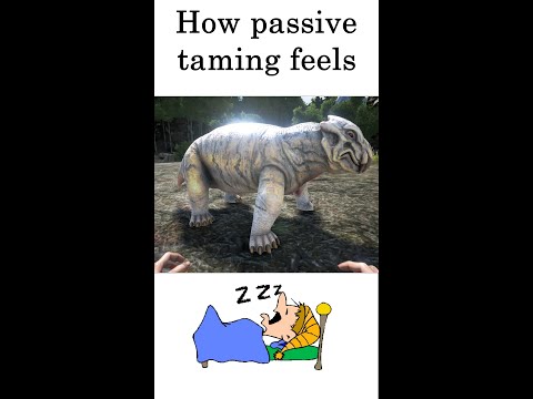 How Passive Taming in ARK Feels #shorts