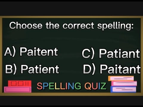 Spelling Quiz Showdown | Can You Spell These Words Right?