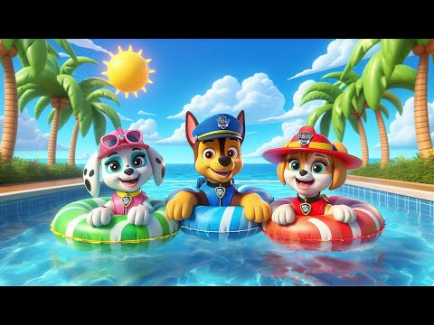 Paw Patrol Ultimate Rescue | SKYE and CHASE's Summer Vacation | Very Funny Story | Rainbow 3