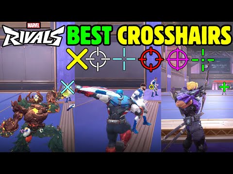 BEST CROSSHAIRS For Each HERO in Marvel Rivals + CODES