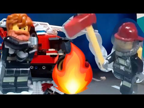 Two Firefighters 🚒 get into a HEATED 🔥 battle 😤