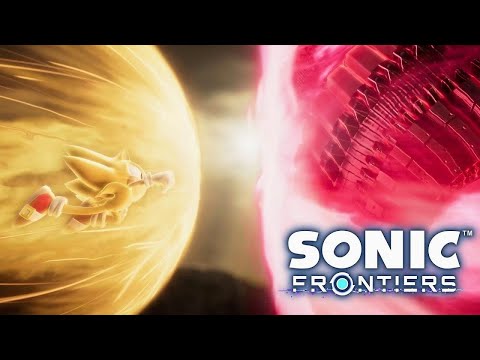 Sonic Frontiers - Super Sonic VS Giganto (1st Titan Boss Fight Hard Mode) (PS5 4K UHD HDR 60FPS)