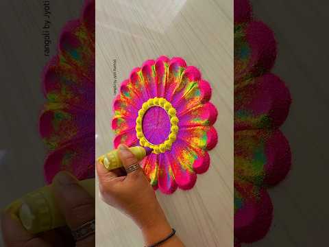 Truly Mesmerizing Rangoli Designs | Simple & Easy Rangoli Designs #shorts #rangoli #trending