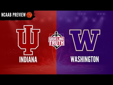 College Basketball Preview Show Indiana vs Washington, preview and prediction!