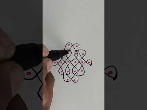 short rangoli design and easy to learn different designs for beginners