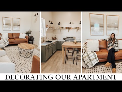 DECORATING OUR APARTMENT FOR CHRISTMAS | NEW FURNITURE, SIMPLE CHRISTMAS DECOR, APARTMENT TOUR