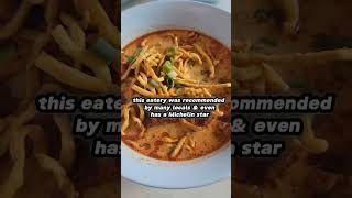 The best Khao Soi in Chiang Mai! #chiangmai #khaosoi #thaifood #localeats #travelthailand