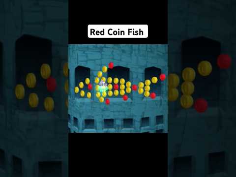 Mario and the Red Coin Fish #nintendo #gaming #mario #water #fish #ocean #coin #level #shrine