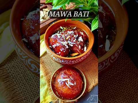 Mawa Bati | Stuffed Gulab Jamun | Mava Bati | Rajasthani Sweet Recipe | Mawa Baati Recipe | #shorts