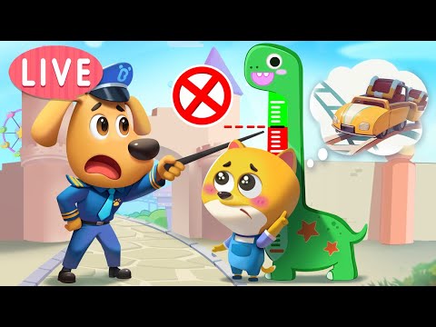 🔴LIVE | Amusement Park Safety | Sheriff Labrador Police Cartoon | Kids Videos | BabyBus TV