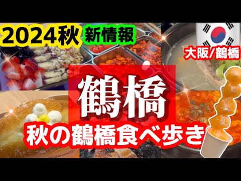 【大阪/鶴橋】秋の鶴橋新情報🇰🇷大阪コリアタウン食べ放題‼️韓国スイーツ/鶴橋ランチ/鶴橋焼肉