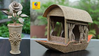 Home decorating idea handmade | Jute Craft Decoration Design | Jute Art & Crafts #3