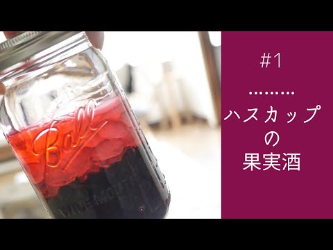 #1【ハスカップ酒の作り方】材料３つ。ストレートでも割ってもおいしい。