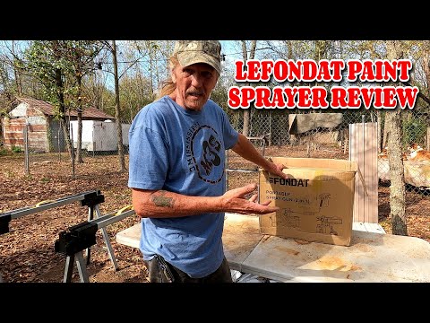 lefondat PAINT SPRAYER REVIEW. Will it hold up? farm, tiny house, homesteading,, RV life, RV living|