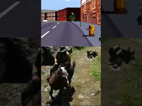 Road Rash Kick Red Dead Redemption 2 #shorts #gaming