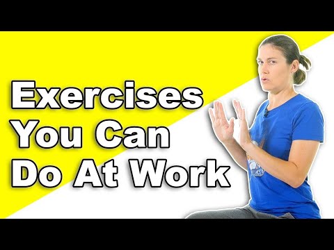 3 Easy Desk Exercises You Can Do At Work!