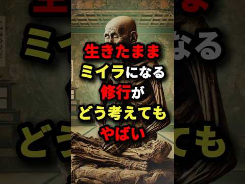 生きたままミイラになる修行がどう考えてもヤバい　#都市伝説