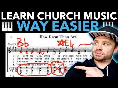 Simple Trick to Learn Church Music WAY Easier on Piano