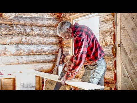 Installing walls and ceiling boards in the mudroom