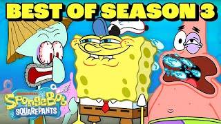 SpongeBob Season 3 Marathon 🧽 | 52 Minute Compilation | @SpongeBobOfficial