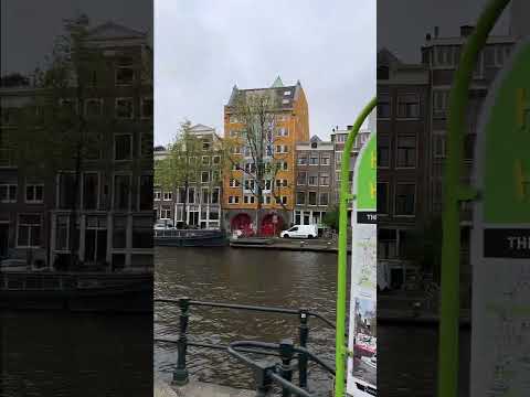 Amsterdam charming spot canal near Rembrandt's house #amsterdam #iamsterdam | Pete Renault trvl vlog