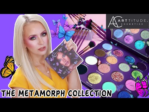 NEW Arttitude Cosmetics METAMORPH COLLECTION Review + Tutorial