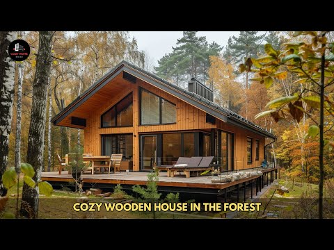 Dreamy Forest Retreat: Inside a Stunning Wooden Cabin