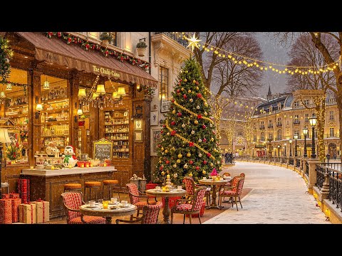 Christmas Jazz Instrumental Music for Unwind - Cozy Christmas Coffee Shop Ambience & Calm Jazz Music