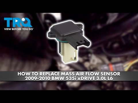 How to Replace Mass Air Flow Sensor 2009-2010 BMW 535i xDrive 3.0L L6