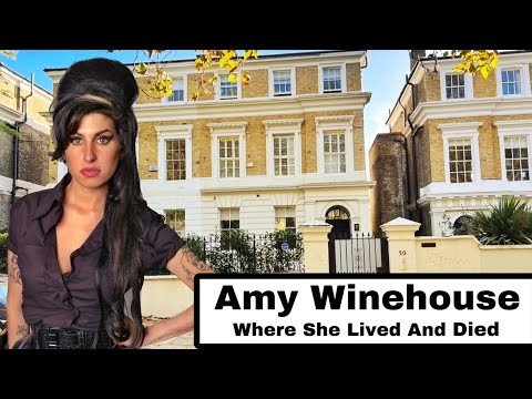 Amy Winehouse Apartment in Camden , and the House she Tragically died in