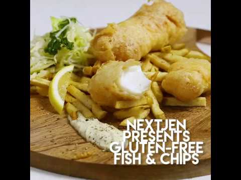 Gluten Free Fish and Chip Made With Nextjen Gluten Free Batter