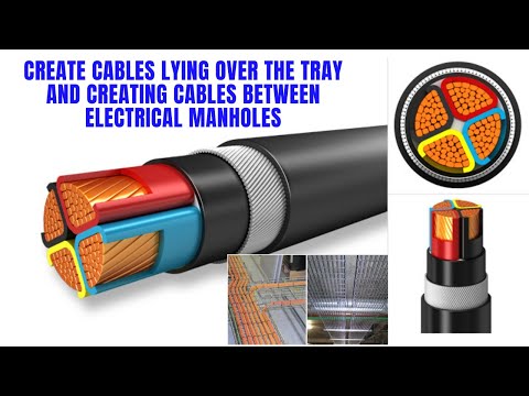 Revit Tool to Auto create cables lying over the tray & creating cables between Electrical Manholes.