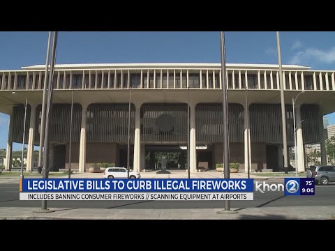 Hawaiʻi lawmakers draft bills to curb illegal firework usage