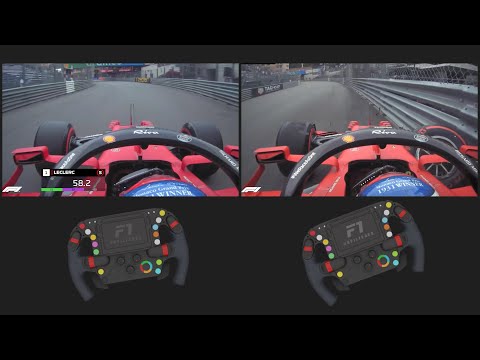 Charles Leclerc Pole Lap vs Crash Lap Turn 15 Comparison - Monaco GP 2021