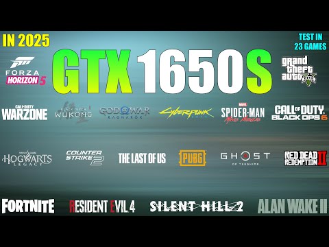 GTX 1650 Super : Test in 23 Games in 2025 - is it Good for Modern Games?