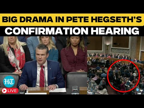 Pete Hegseth Confirmation Hearing LIVE: Big Outburst At Hegseth's Opening Statement |Trump's Cabinet