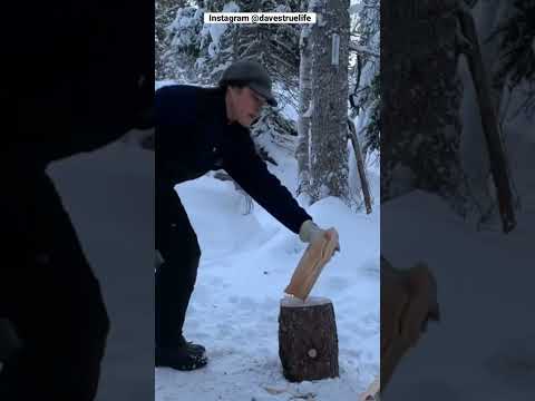 Bushcraft Girl Alone in Wilderness -30 #shorts #wintercamping #hottent #bushcraftgirl