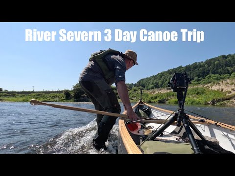 3 Day Canoe Trip down the River Severn - Day 1.  Tarp and Bivvy Woodland Wild Camp. Beef Stew.