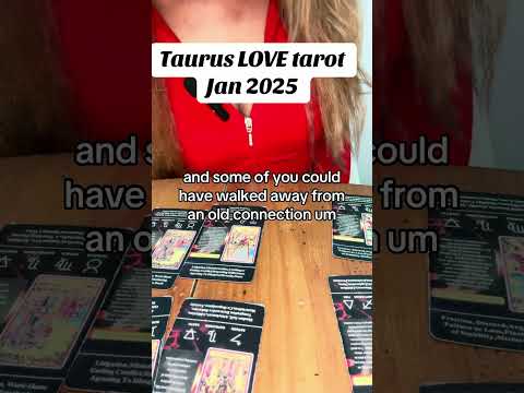 Taurus LOVE tarot reading Jan 2025. #taurus #tarot #tarotlovereading